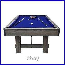 Hathaway Logan 7-ft 3-in-1 Multi Game Dining Table with Pool and Ping Pong