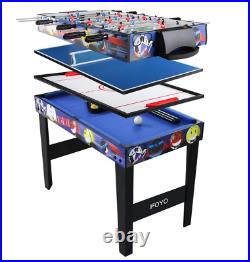 IFOYO Combo Game Table for Kids, 4 in 1 Pool Table Foosball Table Hockey Table