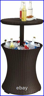 Ice Cooler Bar Table Outdoor Football Tailgate BBQ Pool Deck Man Cave Party