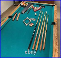 Imperial 8' Billiard Pool Table. With Everything You Need. Look