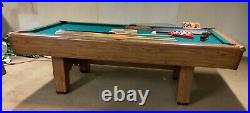 Imperial 8' Billiard Pool Table. With Everything You Need. Look