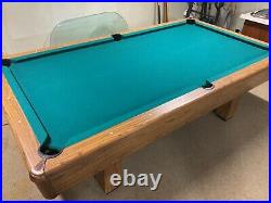 Imperial 8' Billiard Pool Table. With Everything You Need. Look