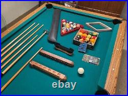 Imperial 8' Billiard Pool Table. With Everything You Need. Look