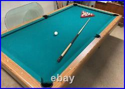 Imperial 8' Billiard Pool Table. With Everything You Need. Look