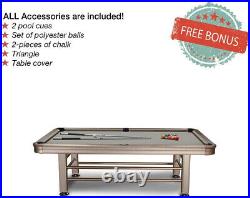 Imperial 8' Outdoor Pool Table Waterproof Material with Accessories