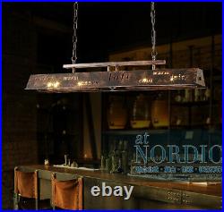 Industrial Iron Pendant Light Kitchen Island Ceiling Lamp Pool Table Chandelier