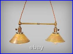 Industrial Lighting Vintage Brass Pendant Lamp Steampunk Lamp Pool Table