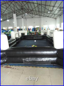 Inflatable Foot Pool Table Football Pool Human Billiards Outdoor 16.49.8 inch