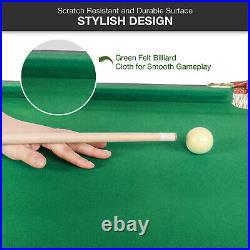 Kariyer 55 Folding Billiard Table Pool Game Kids Accessories Indoor Green Gift