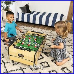 Kids Arcade Game Table Set WithPool Billiards Air Hockey Ping Pong Foosball GIFT
