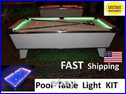 LED Pool & Billiard Table Lighting KIT light your pool table Felt BRIGHT