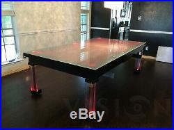LUXURY CONVERTIBLE DINING POOL TABLE Billiard Dining Desk Fusion MONACO 8' 8 ft