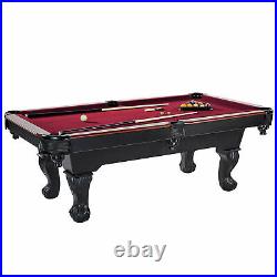 Lancaster Gaming Company 90 Inch Classic Design Pool Table with 2 Cues (Open Box)