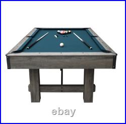 Logan 7-ft 3-in-1 Combo Pool Table with Benches and Ping Pong