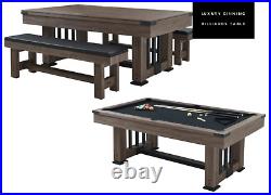 Luxury Pool Table Billiards Table Convertable Dinner Table 7 ft a