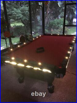 Marble and Onyx Pool Table
