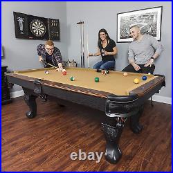 Masterton Billiard Bar-Size Pool Table 87 Inch or Cover Perfect for Family Gam