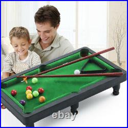 Mini Snooker Table Kids Toys Pool Billiards Set Xmas Indoor Tabletop Game Gift