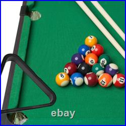 Mini Tabletop Pool Table Set Miniature Pool Table Home Office Billiards Game