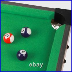 Mini Tabletop Pool Table Set Miniature Pool Table Home Office Billiards Game