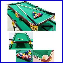 Mini Tabletop Pool Table Set Parent Child Games Playroom Desk Billiards Game