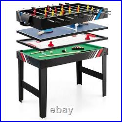 Multi Game Table Pool Billiards Foosball Hockey Table Tennis Convertible Design