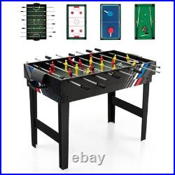 Multi Game Table Pool Billiards Foosball Hockey Table Tennis Convertible Design