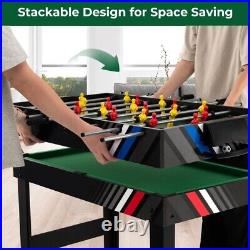 Multi Game Table Pool Billiards Foosball Hockey Table Tennis Convertible Design