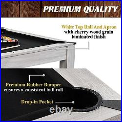 Multiple Styles Pool Tables, Preassembled Playfields with 7' Monteray