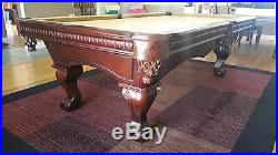 NEW 8ft Pool Table Antique Walnut, with DINING TOP, DELIVERY AND INSTALL INCLUDED