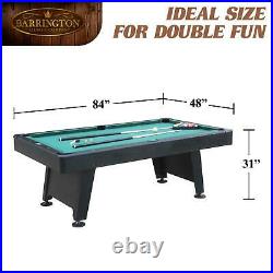 NEW Barrington Billiard 84 Arcade Pool Table With Dartboard and Accessories Set
