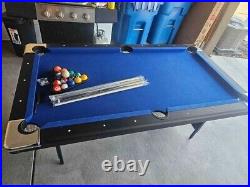 NEW Eastpoint Folding Pool/Billiards Table 6 foot Complete with accessories