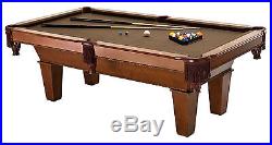 New Fat Cat 7 Foot Frisco II Billiard Pool Table Brown Wool Cloth Balls Sticks