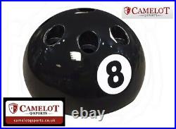 New Giant 8 Ball Cue Rack Stand Snooker Pool Table 9 Cue Various Colour