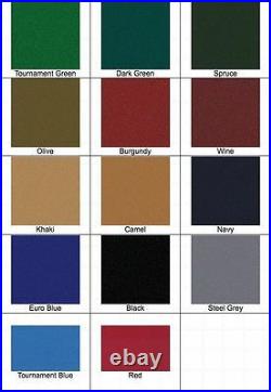 New Pro Form Worsted Pool Table Cloth for 9ft Table High Speed Billiard Felt
