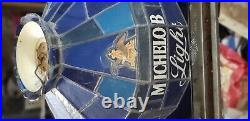 New Vtg 1985 Michelob Light Beer Bud Poker Pool Table Sign Hanging Wow
