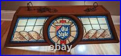 Nice Vintage Heilemans Old Style Beer Pool Table Light Bar Sign