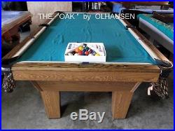 OLHAUSEN 4 X 8 The Oak Pool table