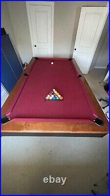Olhausen 8 ft Pool table with ping-pong top in excellent condition & accessories