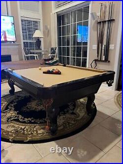 Olhausen 8' used claw legs pool tables for sale $3400