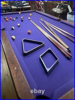 Olhausen 8ft Slate Used Pool Table Very Good Condition Hardly Used