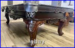Olhausen King Louis XIV Pro 8 Foot Pool Table