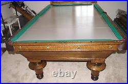 Oliver Briggs Antique Pool Table