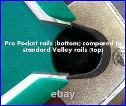 PRO POCKET k55 RAILS FOR VALLEY POOL TABLE DIAMOND