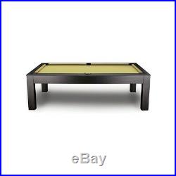 Penelope Pool Table 8' with Dining Top Conversion & 2 Matching Benches FREE Ship