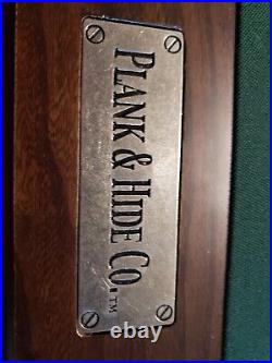 Plank and Hyde 8' Professional Pool Table Tournament Grade Talbot Model