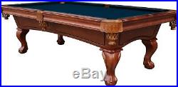 Playcraft Charles River 8' Slate Pool Table, Chestnut