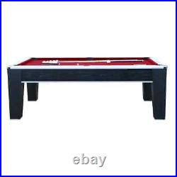 Pool Table (7.5 ft.) (Black/Red)