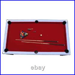 Pool Table (7.5 ft.) (Black/Red)