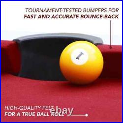 Pool Table (7.5 ft.) (Black/Red)